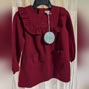 Chloé Red Toddler Dress